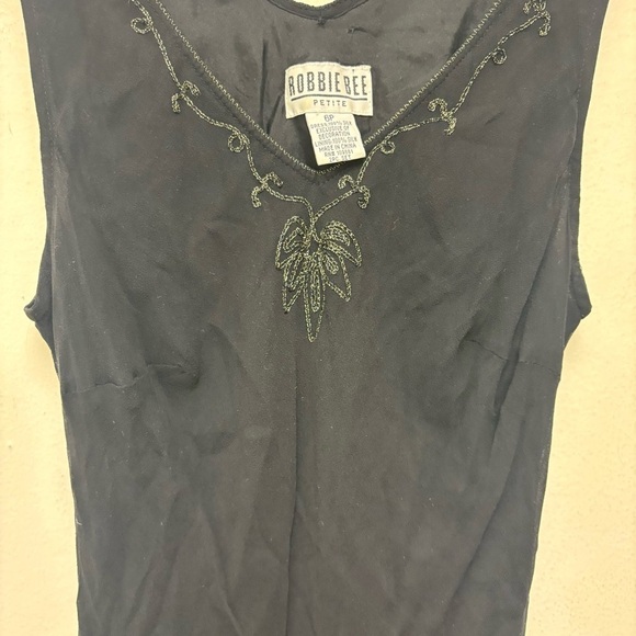 Robbie Bee Vintage 100% Silk Dress - Picture 6 of 12